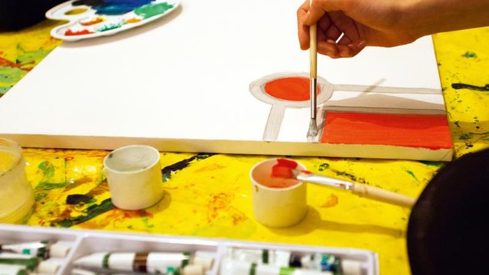 Malcafé in der „Alten Schule“